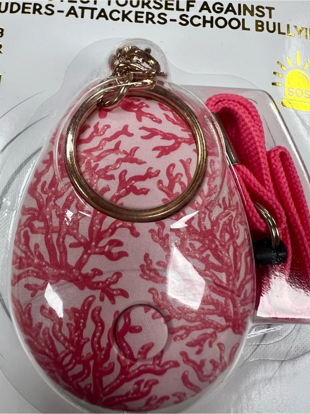 Simply Southern Pink Personal Alarm with LED Flashlight NWT